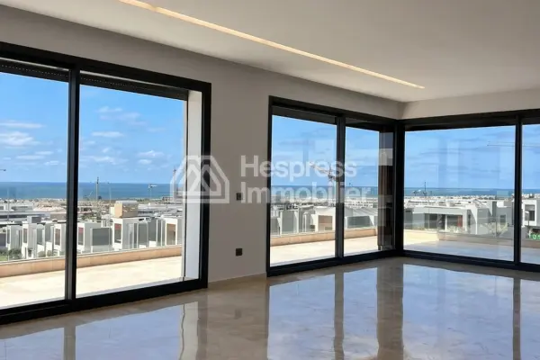 Clearly sea view terrace and pool for rent on Azemmour Road