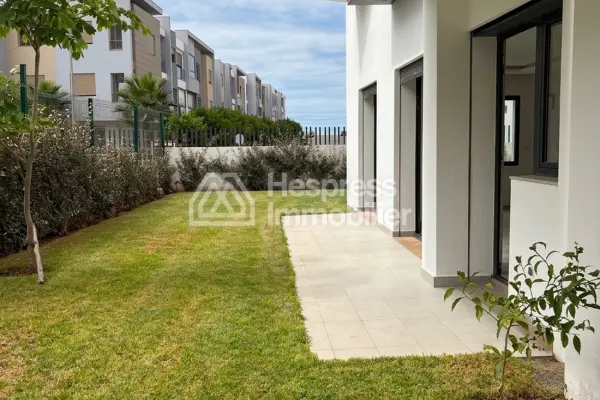 Ground floor apartment for rent in Ain Diab