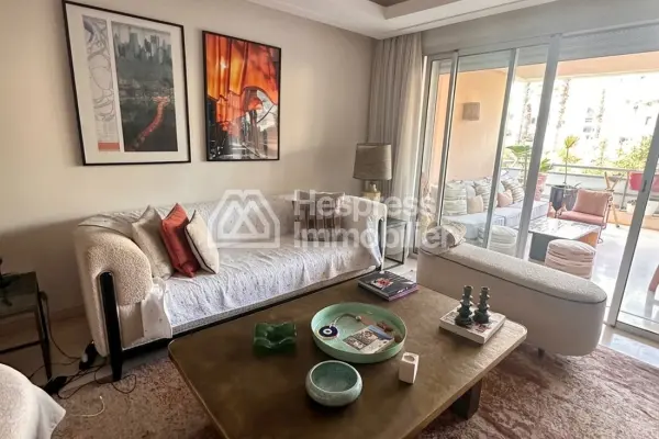 Location d'un bel appartement 3 ch à Ain Diab vu Mer
