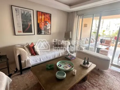 Location d'un bel appartement 3 ch à Ain Diab vu Mer
