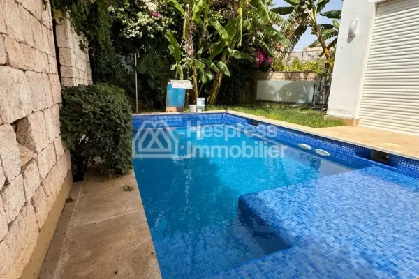 Luxury villa for rent in El Manar El Hank. 4 rooms. Furnished.