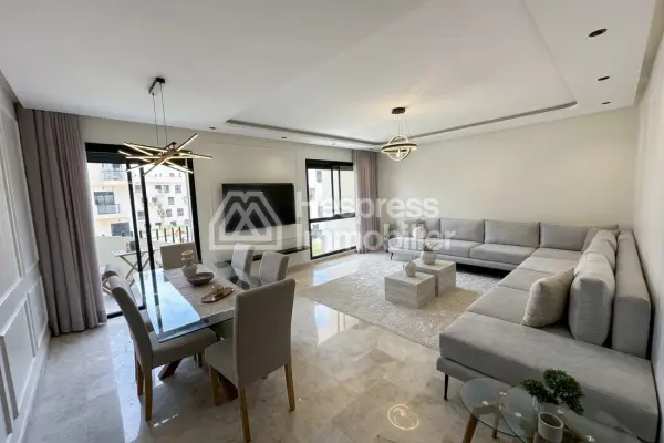 Apartment for rent in Aïn Diab Extension, 3 bedrooms. Well furnished.