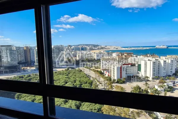Appartement meublé vue mer à louer à Malabata