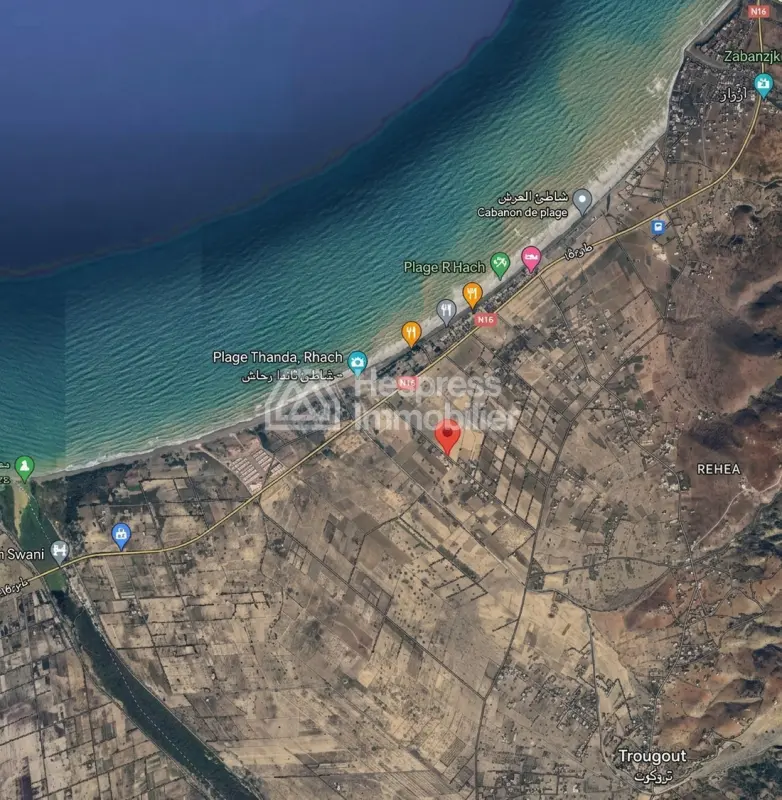 Terrain sur la Biae d’Al Houceima CAS2696 AB