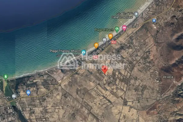 Terrain sur la Biae d’Al Houceima CAS2696 AB