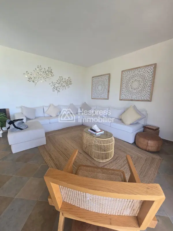 Furnished beachfront villa for rent Harhoura