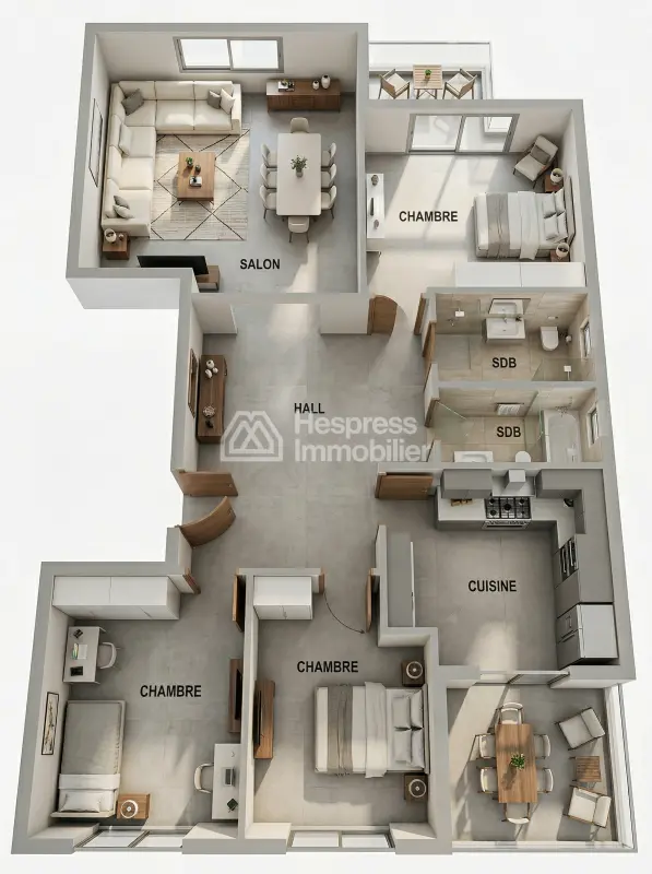 Commercial building (ground floor + 3 floors) for sale
