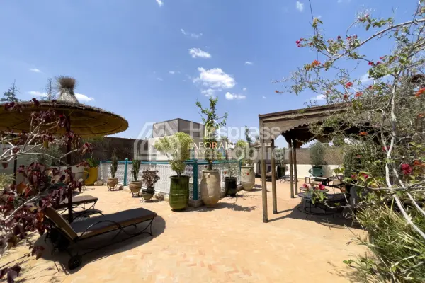 RIAD D’EXCEPTION À VENDRE – BAB DOUKKALA, MARRAKECH