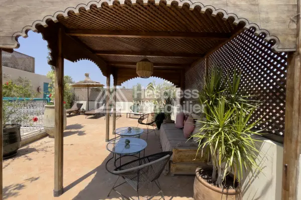 RIAD D’EXCEPTION À VENDRE – BAB DOUKKALA, MARRAKECH