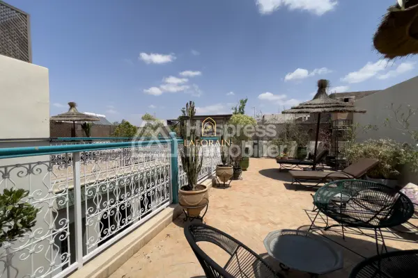 RIAD D’EXCEPTION À VENDRE – BAB DOUKKALA, MARRAKECH