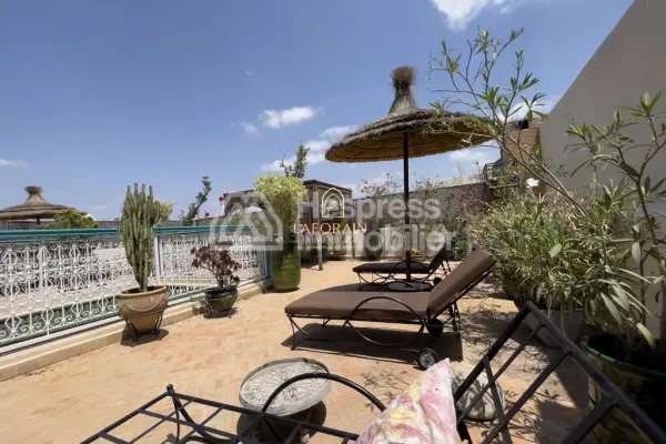 RIAD D’EXCEPTION À VENDRE – BAB DOUKKALA, MARRAKECH