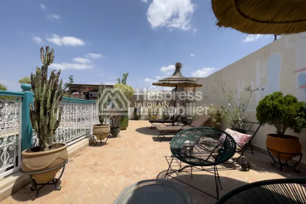 RIAD D’EXCEPTION À VENDRE – BAB DOUKKALA, MARRAKECH