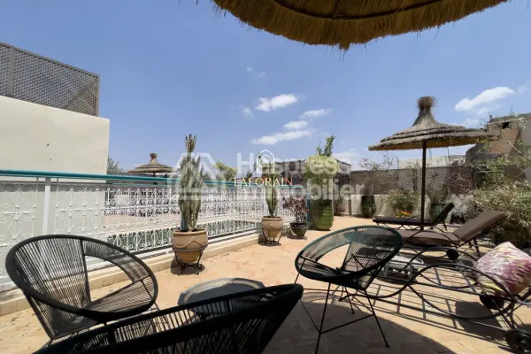 RIAD D’EXCEPTION À VENDRE – BAB DOUKKALA, MARRAKECH