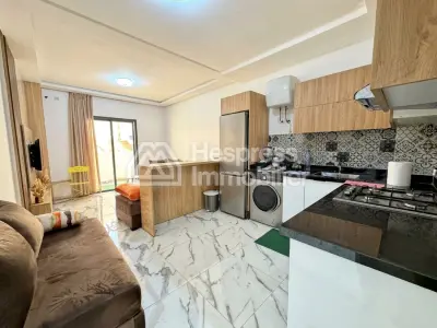 Appartement en bord de mer à Aourir avec piscine