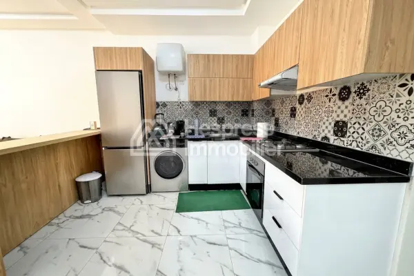 Beachfront apartment in Aourir with swimming pool