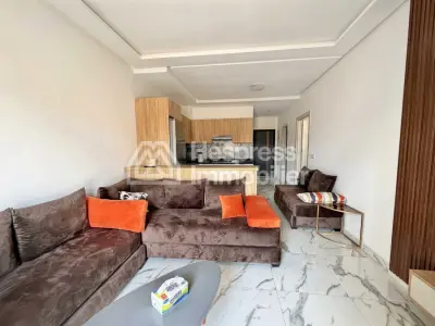 Appartement en bord de mer à Aourir avec piscine