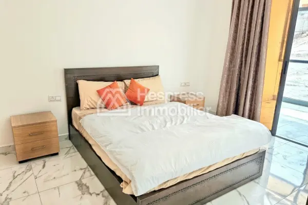 Beachfront apartment in Aourir with swimming pool