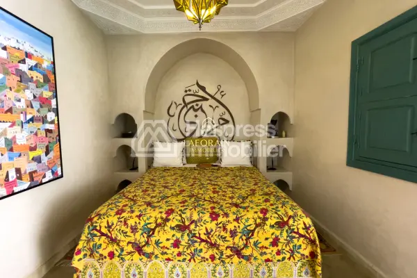 RIAD D’EXCEPTION À VENDRE – BAB DOUKKALA, MARRAKECH