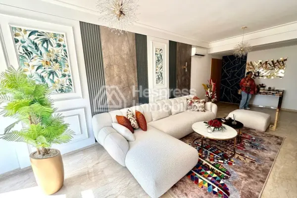 Appartement en location à Casablanca Finance City. Surface de 120 m². Meublé