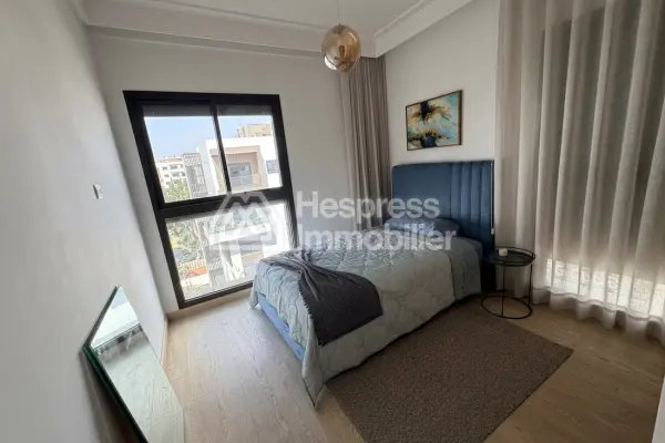 Appartement en location à Casablanca Finance City. Surface de 120 m². Meublé