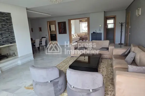 À LOUER – Superbe Appartement Meublé de 220 m² à Prestigia Hay Riad