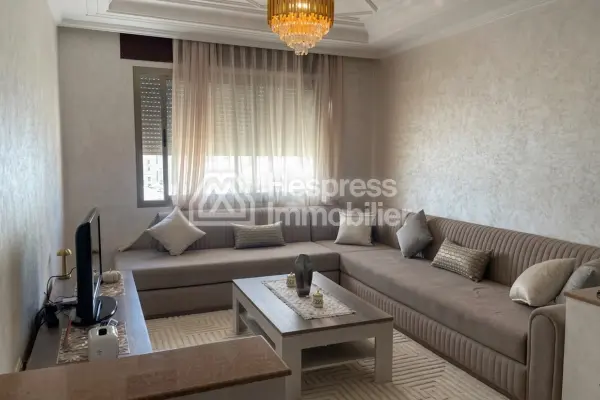 Apartment for rent in Tangier with terrace, located in the Berchet district