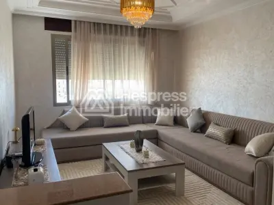 Apartment for rent in Tangier with terrace, located in the Berchet district
