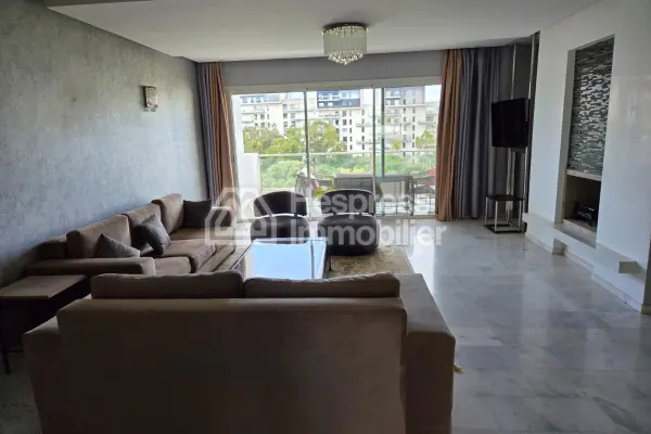 À LOUER – Superbe Appartement Meublé de 220 m² à Prestigia Hay Riad