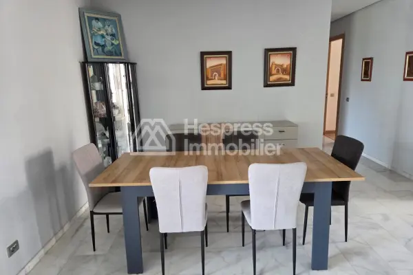 À LOUER – Superbe Appartement Meublé de 220 m² à Prestigia Hay Riad