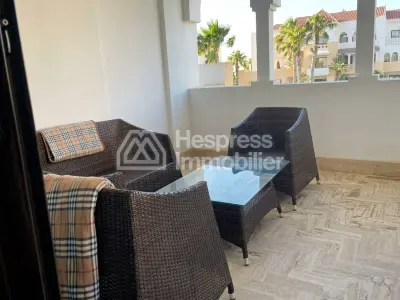Apartment for rent with terrace in Tangier beachfront location