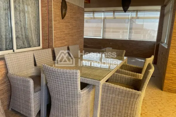 Family apartment for rent with terrace in the Lotinord residence / reference: ltaam35826