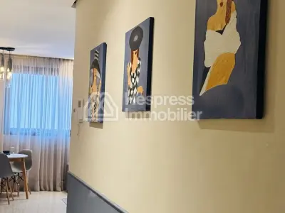 شقة استوديو مفروشة جديدة وجميلة للإيجار مع إطلالة على البحر