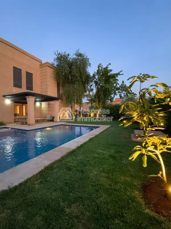 Beautiful furnished villa for rent at Golf of Benslimane