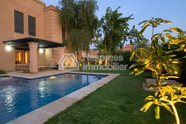 Beautiful furnished villa for rent at Golf of Benslimane