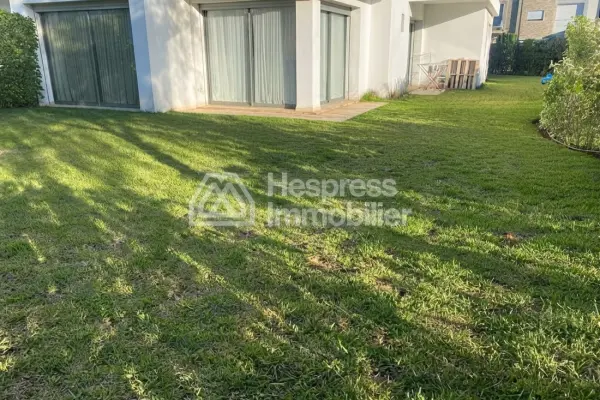 Garden floor for rent EMPTY in PRESTIGIA Bouskoura