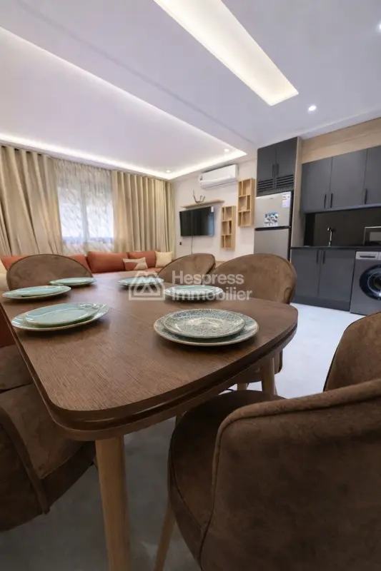 Appartement meublé moderne à Tanger 8000 DHS