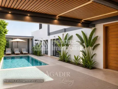 Modern Villa For Sale in Cité Suisse Agadir