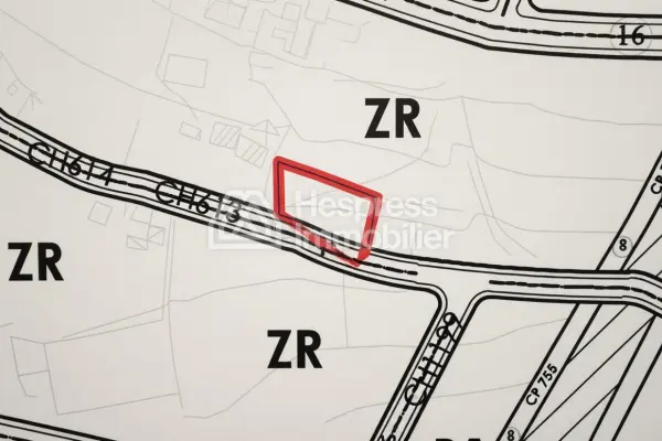 R3 plot of land measuring 929 m² in Sania – Tangier