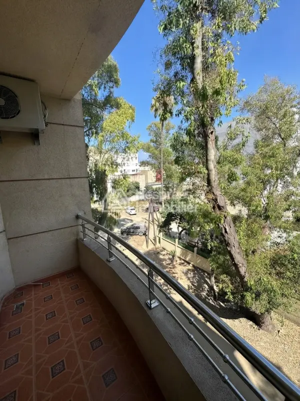 2-bedroom apartment for rent with a large balcony