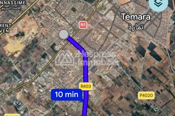 A SP4 plot of land for sale in Temara
