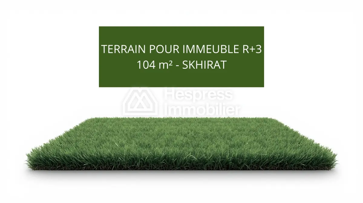 R+3 plot of land for sale in Skhirat