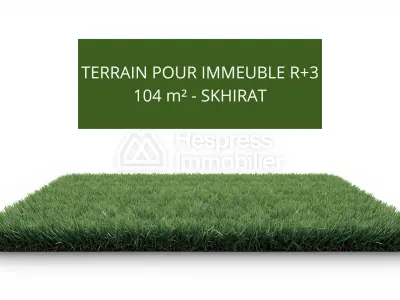 R+3 plot of land for sale in Skhirat