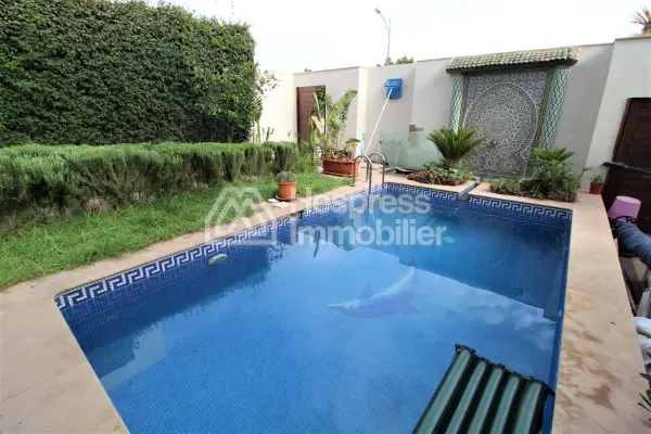 Charming duplex with garden and pool at Talborjt , Agadir