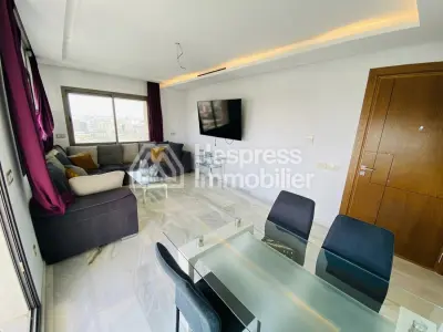 For rent – ​​High-end furnished apartment with no overlooking neighbors in Malabata Place Mozart