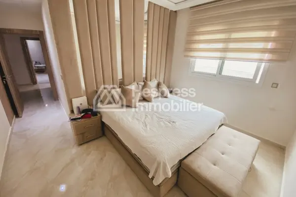 Beautiful furnished apartment for sale in a gated residential complex with communal pool in El Ghandouri Malabata