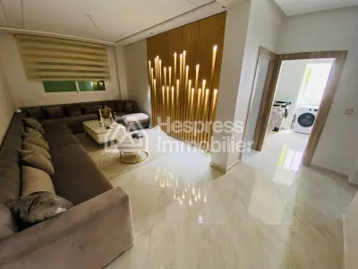 Beautiful furnished apartment for sale in a gated residential complex with communal pool in El Ghandouri Malabata