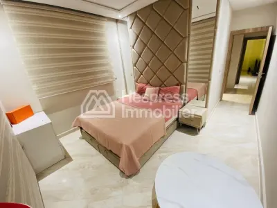 Beautiful furnished apartment for sale in a gated residential complex with communal pool in El Ghandouri Malabata