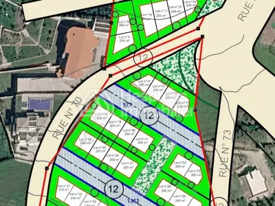 Beautiful plots of land with sea views for sale in Nounouich Malabata Tangier