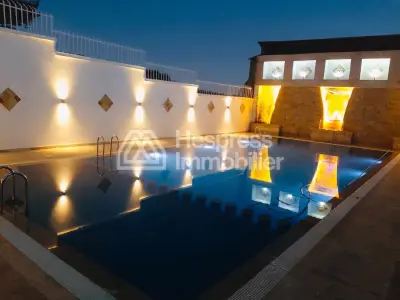 Magnificent villa for sale in a secure residence with swimming pool in Boubana Jbel Kbir