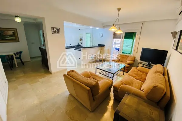 For rent – ​​Apartment with large terrace and sea view – Nejma, Tangier
